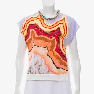 3.1 Phillip Lim Embellished Printed Top